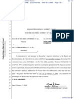 Estate of Ricardo Escobedo Et Al v. City of Redwood City Et Al - Document No. 133