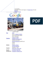 Google: Google Search Google (Disambiguation) Goggle Googol