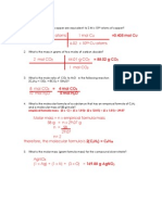 Key Unit 5 Stoichiometry Test Reveiw