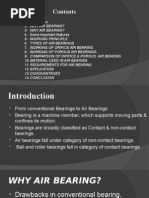 Why Air Bearing? 3. Why Air Bearing? 5. Working Principle