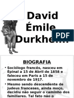 David Émile Durkheim