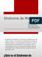 Síndrome de Marfan Presentacion