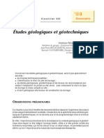 Chapitre 3 - Etudes Geologiques Et Geotechniques PDF