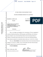 Abdullah v. California Department of Correction Et Al - Document No. 5