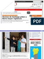 10-04-2015 Vecinos de Santiago Piden A Nerio Mayor Vigilancia