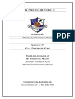 Scheme of Civil Procedure Code