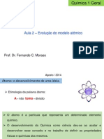 Aula 2 - Evolução Do Modelo Atômico PDF