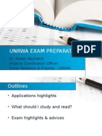 Unrwa Exam