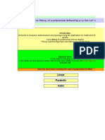 EQ-502 Curve Fitting - Polynomial