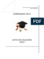 Acto de Colacion 2014