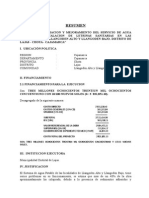 Memoria Descriptiva Del Mejoramiento de Una Red de Agua Potable