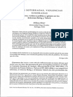 Voces Soterradas, Violencias Ignoradas: Discurso, Violencia Política y Género en Los Informes Rettig y Valech