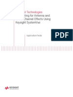 Accounting For Antenna and Mimo Channel Effects Using Keysight Systemvue