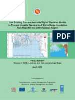 Report - Tsunami and Storm Surge Inundation Risk Maps For The Entire Coastal RegiDEM, Landuse and Geo-Morphology Maps - 2009