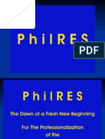 Documented History of PhilRES' Recognition and Accreditation As The Sole Accredited and Integrated Professional Organization (AIPO) For The Real Estate Service of The PRC