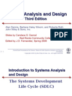 Intro To System Analysis and Design