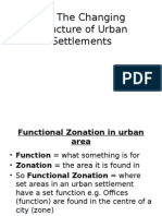 3.3 The Changing Structure of Urban Settlements