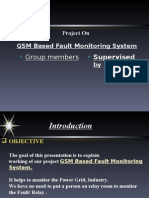 GSM Based Fault Monitoring System