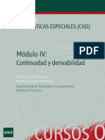 Continuidad y Derivabilidad