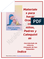 Materiales para Hacer Oración Con Niños, Padres y Catequistas