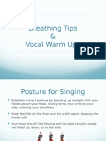 Breathing & Warm-Up Tips