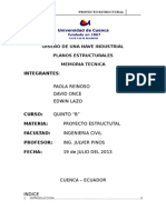 Memoria Tecnica-Proyecto Estructural