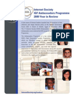 IGF Ambassador 2009 Programme in Review