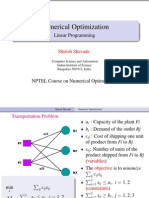 LinearProgramming I