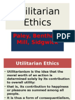 Values Utilitarian Ethics