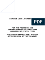 Service Level Agreement - Draft