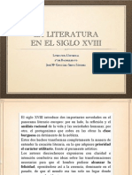 La Literatura en El Siglo XVIII