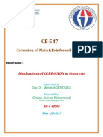 Corrosion of Plain &reinforced Concrete