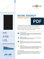 Yingli 250W Mono Data Shee1