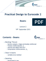 Beam Practical Design To Eurocode 2 - Sep 2013