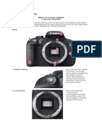 Parts of A DSLR Camera