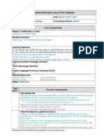 Small Group-Intervention Group (Ava, Dodger) : Teacher Education Lesson Plan Template