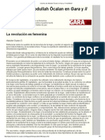 La Revolucion Es Femenina - Columna de Abdullah Öcalan en Gara y - Il Manifesto