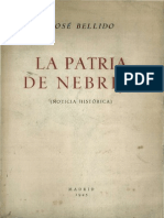 La Patria de Nebrija Noticia Historica 