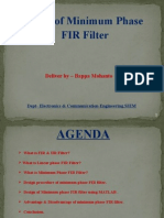 Minimum Phase FIR Filter