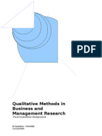 Qualitative Methods in Research