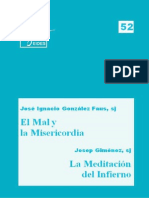 Eides 52, El Mal y La Misericordia & La Meditación Del Infierno - JI González Faus & J Giménez