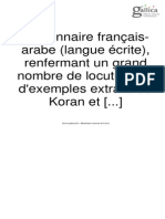 Dico FR Arabe Avec Locution Extraites Du Coran