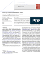 Kinetics of Nitrite Evaluated in A Meat Product PDF