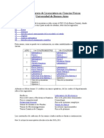 Licenciatura en Ciencias Físicas UBA