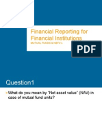 Financial Reporting For Financial Institutions MUTUAL FUNDS & NBFC's