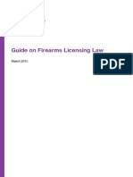 Guidance On Firearms Licensing Law v13