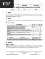 Politica de Inspeccion Equipos de Levante MEL