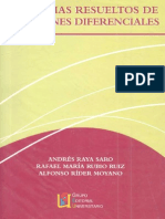 Problemas Resueltos de Ecuaciones Diferenciales - Andrés Raya Saro, Et. Al.