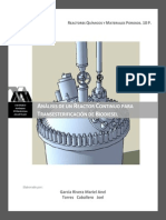 Diseño Rápido de Un Reactor Continuo