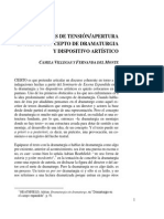 Relaciones de Tensión Apertura Entre La Dramaturgia y Dispositivo Artístico. Camila Villegas y Fernanda Del Monte